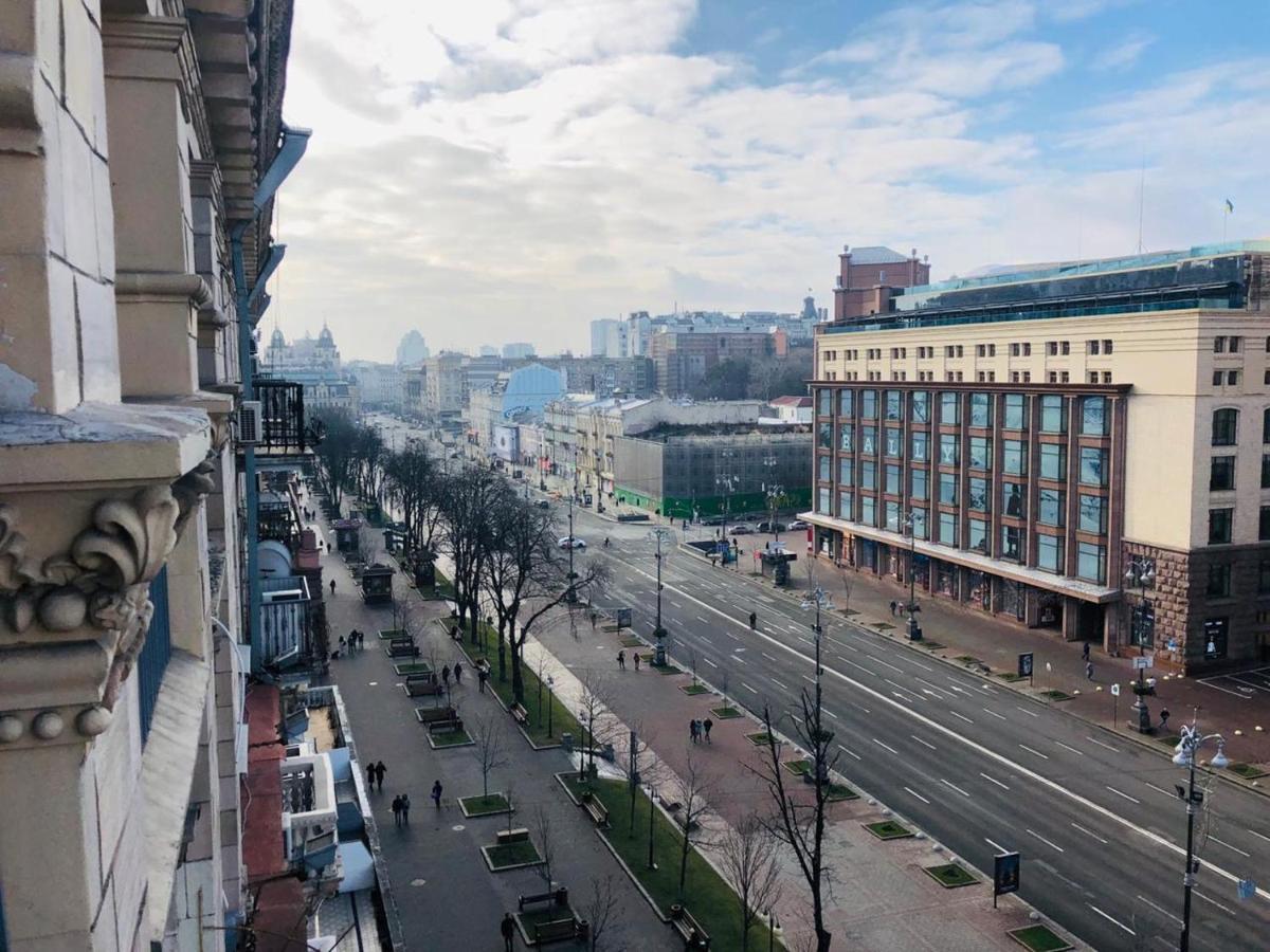 Amazing View Of Khreshchatyk! Киев Экстерьер фото